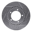 R1 99-08 Chevrolet Tracker Front Drilled & Slotted Silver Brake Rotor Set