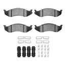 DFC 03-06 Jeep Wrangler Front & Rear Geospec Rotors with 5000 Advanced Brake Pads w/Hardware