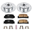 Power Stop 01-03 Toyota Highlander Rear Z23 Evolution Sport Brake Kit w/Calipers