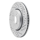 R1 18-22 Toyota C-Hr Front Right Drilled & Slotted Geo-Carbon Rotor