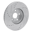 R1 08-19 Pontiac Vibe Front Drilled & Slotted Silver Brake Rotor Set
