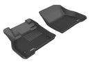 3D MAXpider 2011-2012 Nissan Leaf Kagu 1st & 2nd Row Floormats - Black