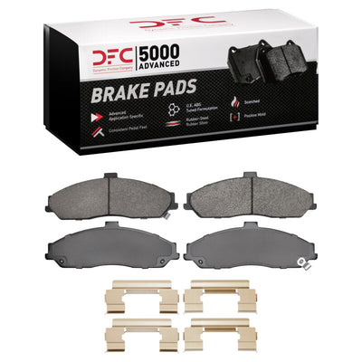 DFC 04-09 Cadillac XLR Front 5000 Advanced Semi Metallic Brake Pads and Hardware Kit