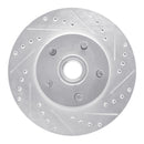 R1 68-70 Ford Fairlane Front Drilled & Slotted Silver Brake Rotor Set