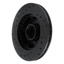 R1 83-97 Ford AEROSTAR Front Right Drilled & Slotted Black Brake Rotor