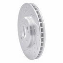 R1 90-98 Mercedes-Benz SL500 Front Left Drilled & Slotted Silver Brake Rotor