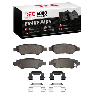 DFC 08-16 Cadillac CTS Rear 5000 Advanced Ceramic Brake Pads and Hardware Kit