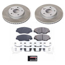 Power Stop 13-17 Honda Accord Front and Rear Semi-Coated Rotor Kit