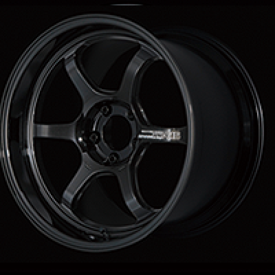 Advan R6 18x11.0 +15 5x114.3 Racing Titanium Black Wheel
