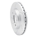 R1 06-09 Buick TERRAZA Front Left Drilled & Slotted Silver Brake Rotor