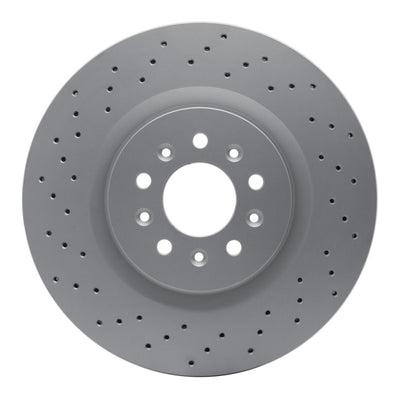 DFC 05-06 Ford GT Front Drilled GeoSPEC Coated Rotor