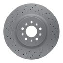 DFC 05-06 Ford GT Front Drilled GeoSPEC Coated Rotor
