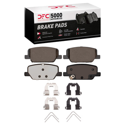 DFC 20-25 Hyundai Palisade Front & Rear Rotors with 5000 Advanced Brake Pads w/Hardware