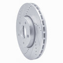 R1 12-18 Ford Focus Front & Rear Drilled & Slotted Silver Brake Rotor Set