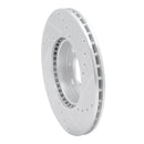 R1 16-22 Chevrolet SPARK (USA/Canada) Front Left Drilled & Slotted Silver Brake Rotor