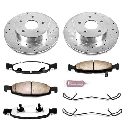 Power Stop 99-02 Jeep Grand Cherokee Front & Rear Z36 Truck & Tow Brake Kit