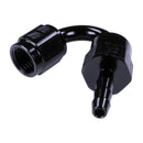 Russell 4AN ProClassic Crimp 150 Degree Hose End - Black