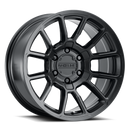 Raceline 950B Gauge 18x9in / 8x165.1 BP / 18mm Offset / 125.2mm Bore - Satin Black Wheel