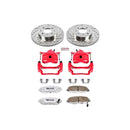 Power Stop 99-00 Honda Civic Front & Rear Z26 Street Warrior Brake Kit w/Calipers