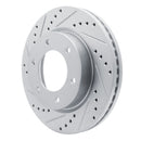 R1 19-25 Ford Ranger Front Drilled & Slotted Silver Brake Rotor Set