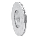 R1 16-26 Honda Accord Front Drill & Slot Silver Rotors