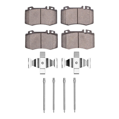 DFC 03-09 Mercedes-Benz CLK500 Front Geospec Rotors with Euro 5000 Ceramic Brake Pads w/Hardware