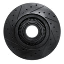 R1 95-97 Ford Ranger (USA/Canada) Front Right Drilled & Slotted Black Brake Rotor
