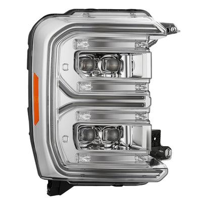 AlphaRex 2023 Ford F250-F450SD  Luxx Series LED Proj Hdlights/ Chrome Activation Lt/ Seq Signal/DRL