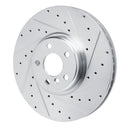 R1 16-26 Toyota GR Supra Front Drill & Slot Silver Rotors