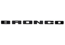 Ford Racing 2021+ Bronco Grille Lettering Overlay Kit - Black