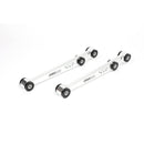 BLOX Racing V2 Billet Rear Lower Control Arms Poly Bushings 96-00 Honda Civic - Raw