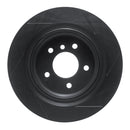 R1 95-02 BMW M3 Rear Right Slotted Black Brake Rotor