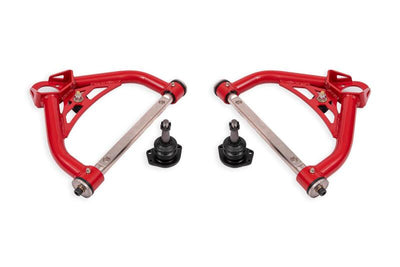 BMR 70-81 Chevrolet Camaro Non-Adj. Upper A-Arms w/ 0.5in Tall Ball Joint (Delrin) - Red