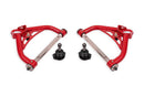 BMR 70-81 Chevrolet Camaro Non-Adj. Upper A-Arms w/ 0.5in Tall Ball Joint (Delrin) - Red