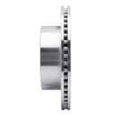 R1 99-06 Jeep TJ (Canada - See Wrangler for US) Front Right Drilled & Slotted Silver Brake Rotor