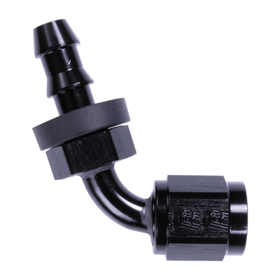 Russell 4AN Twist-Lok 60 Degree Hose End - Black