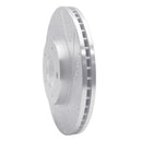 R1 01-02 Mazda Millenia Front Right Drilled & Slotted Silver Brake Rotor