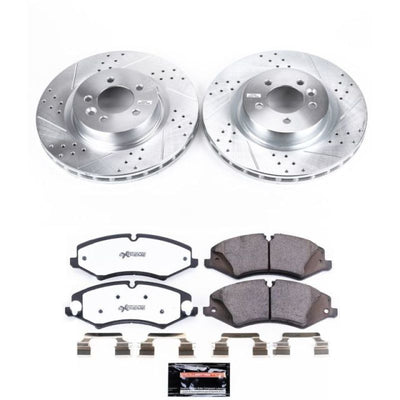 Power Stop 2017 Land Rover Discovery Front & Rear Z36 Truck & Tow Brake Kit