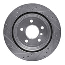 R1 07-20 BMW 328i GT xDrive Front & Rear Drilled & Slotted Silver Brake Rotor Set