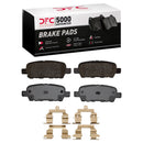 DFC 08-13 Nissan Rogue Front & Rear Geospec Rotors with 5000 Advanced Brake Pads w/Hardware