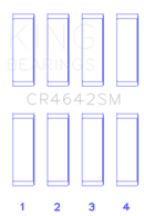 King Engine Bearings Toyota 1/2NR-FE (Size STD) Rod Bearing Set