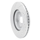 R1 10-16 Cadillac SRX Front Right Drilled & Slotted Silver Brake Rotor