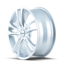 Touren 3222 TR22 16x7 / 5x105/114.3 BP / 40mm Offset / 72.62mm Hub Gloss Hyper Silver Wheel
