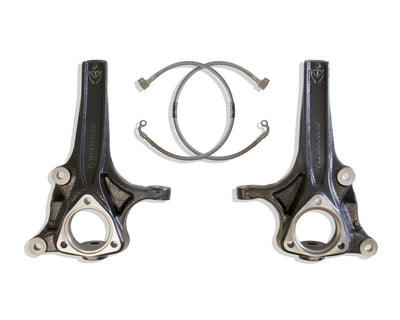 MaxTrac 2019+ RAM 1500 2WD (Non Classic 5 Lug Model) 4in/1in Spindle Lift Kit w/MaxTrac Shocks
