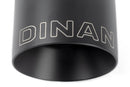 Dinan Double-Walled 4.5in Clamp-On Exhaust Tip - Black - 4.5in Outlet / 3in Inlet