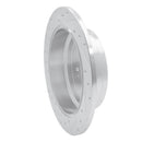 R1 02-04 Honda Odyssey Rear Right Drilled & Slotted Silver Brake Rotor