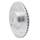 R1 90-16 Saab 9-2X Front Drilled & Slotted Silver Brake Rotor Set