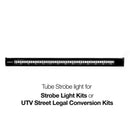 XK Glow Tube Plug n Play Strobe Light Series - White 1pc 12in