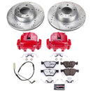 Power Stop 2007 BMW 328i Front & Rear Z26 Street Warrior Brake Kit w/Calipers
