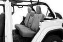 Bestop 18-23 Jeep Wrangler JL 4-Door Exc. 4Xe Rear W/ Fold Down Arm Rest Seat Covers (Charcoal)